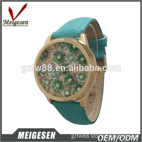 new style watches with leather strap women watches candy colors watches
